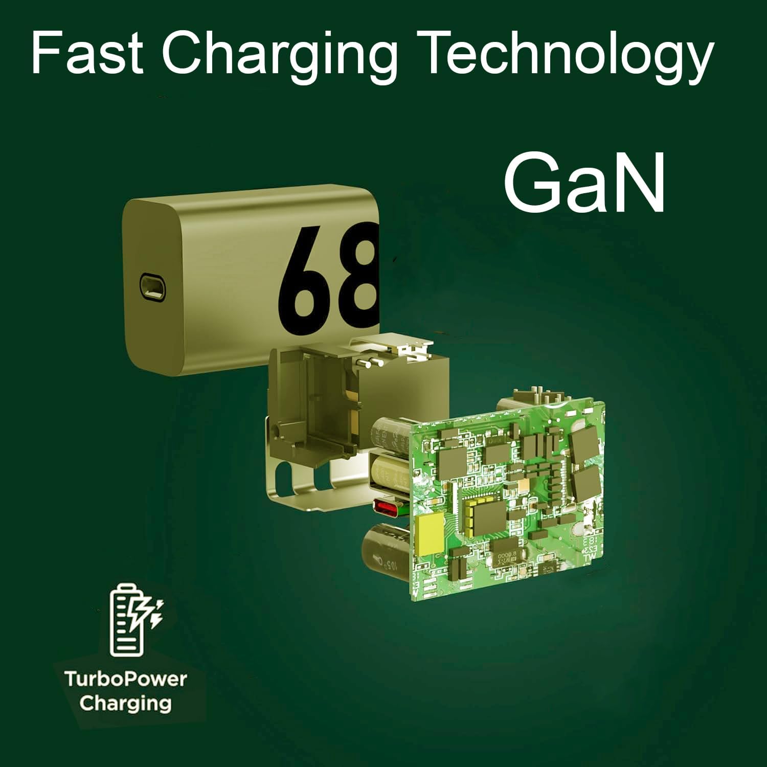 Power Adapter 68W (USB-C) with Cabel - Image 4