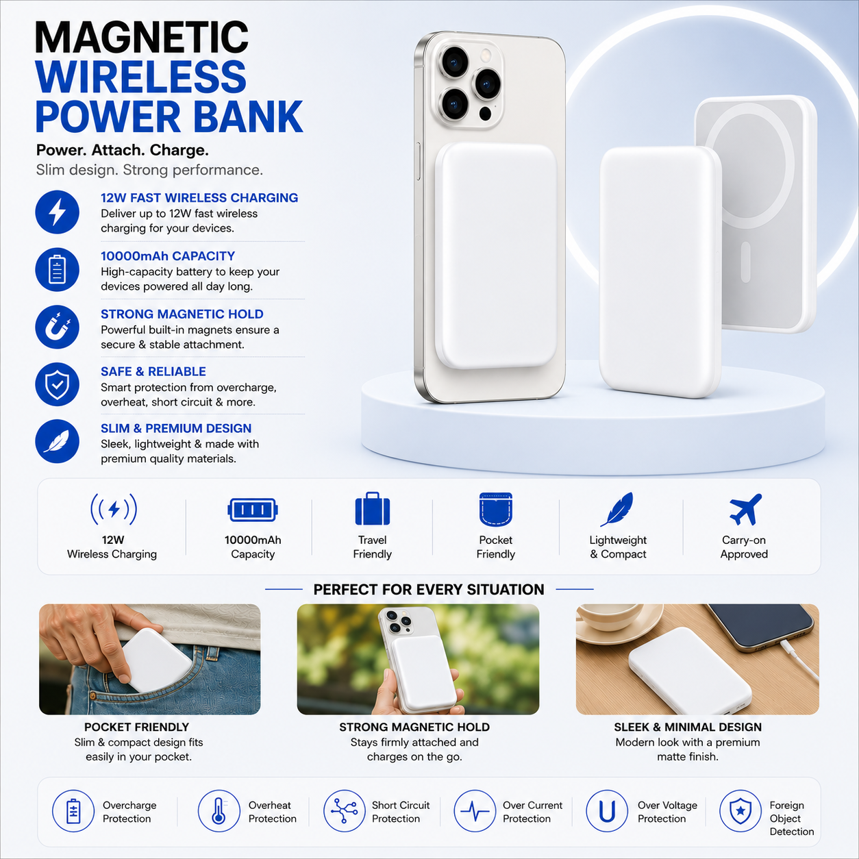 Magnetic Wireless Power Bank - Image 3